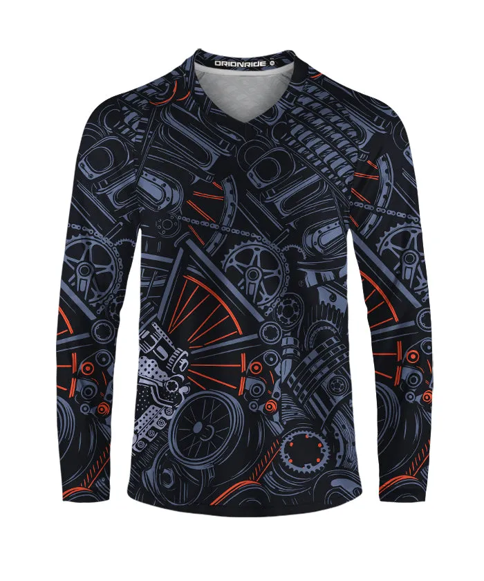 Orionride Metal Parts Long Sleeve Downhill Jersey sold by Orionride product image thumbnail 2