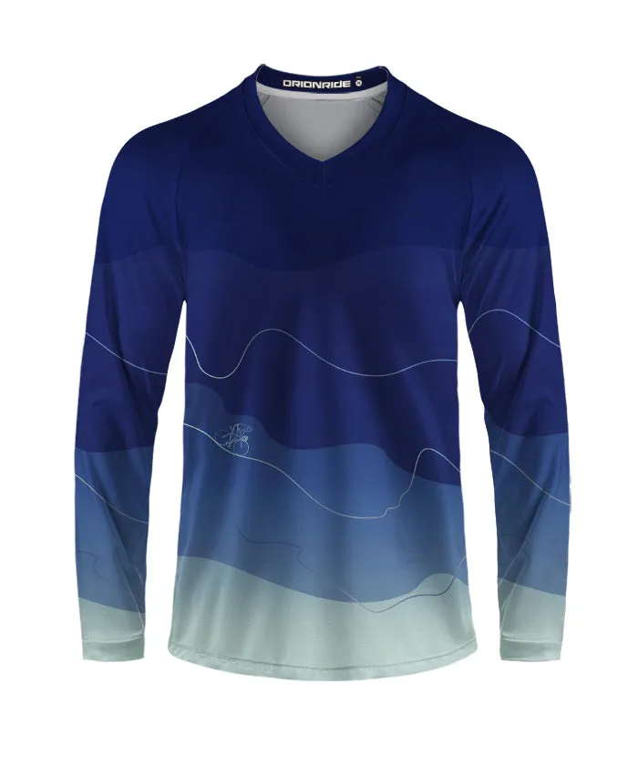 Orionride Gradient Contour Long Sleeve Downhill Jersey sold by Orionride product image thumbnail 2