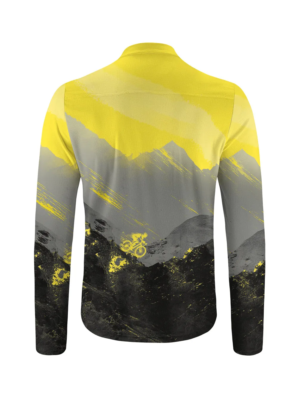 Orionride A Contest Of Speed Long Sleeve Half Zipper Mountain Bike Jersey sold by Orionride product image thumbnail 2