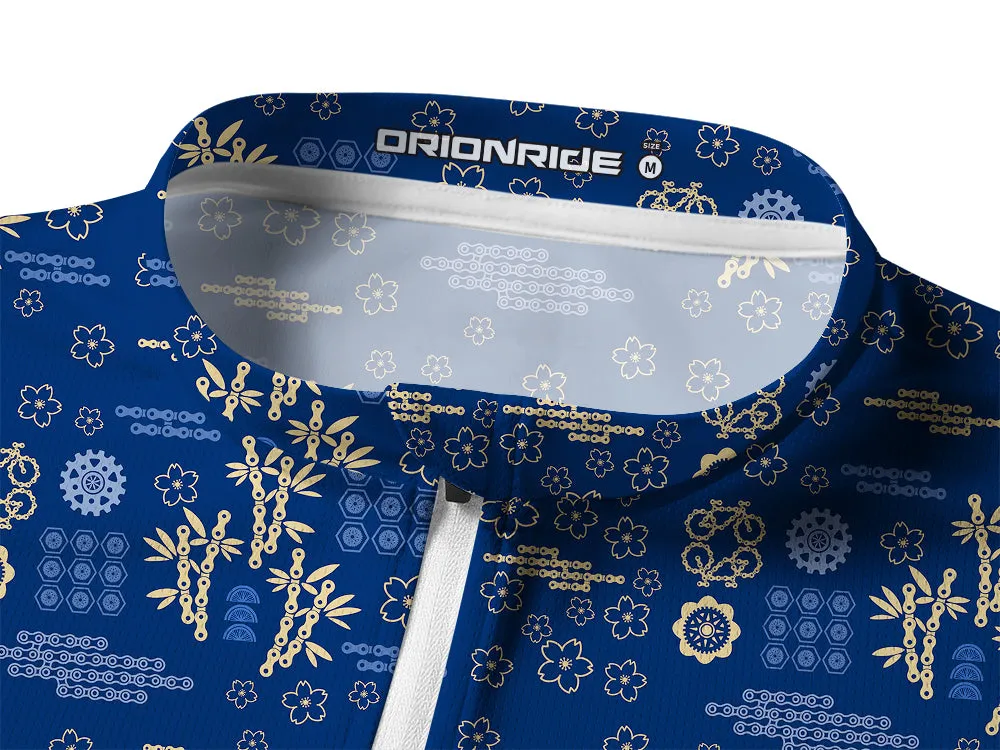 Orionride Bamboo Gear Long Sleeve Half Zipper Mountain Bike Jersey sold by Orionride product image thumbnail 3