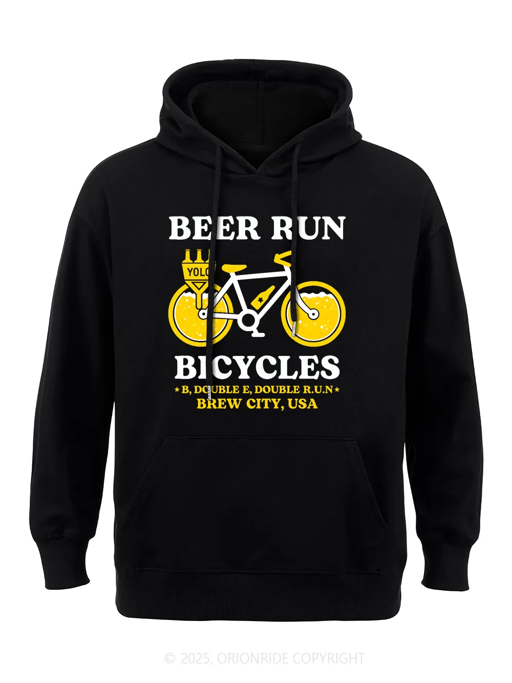 Orionride Beer Bicycles Classic Hoodie sold by Orionride product image thumbnail 3