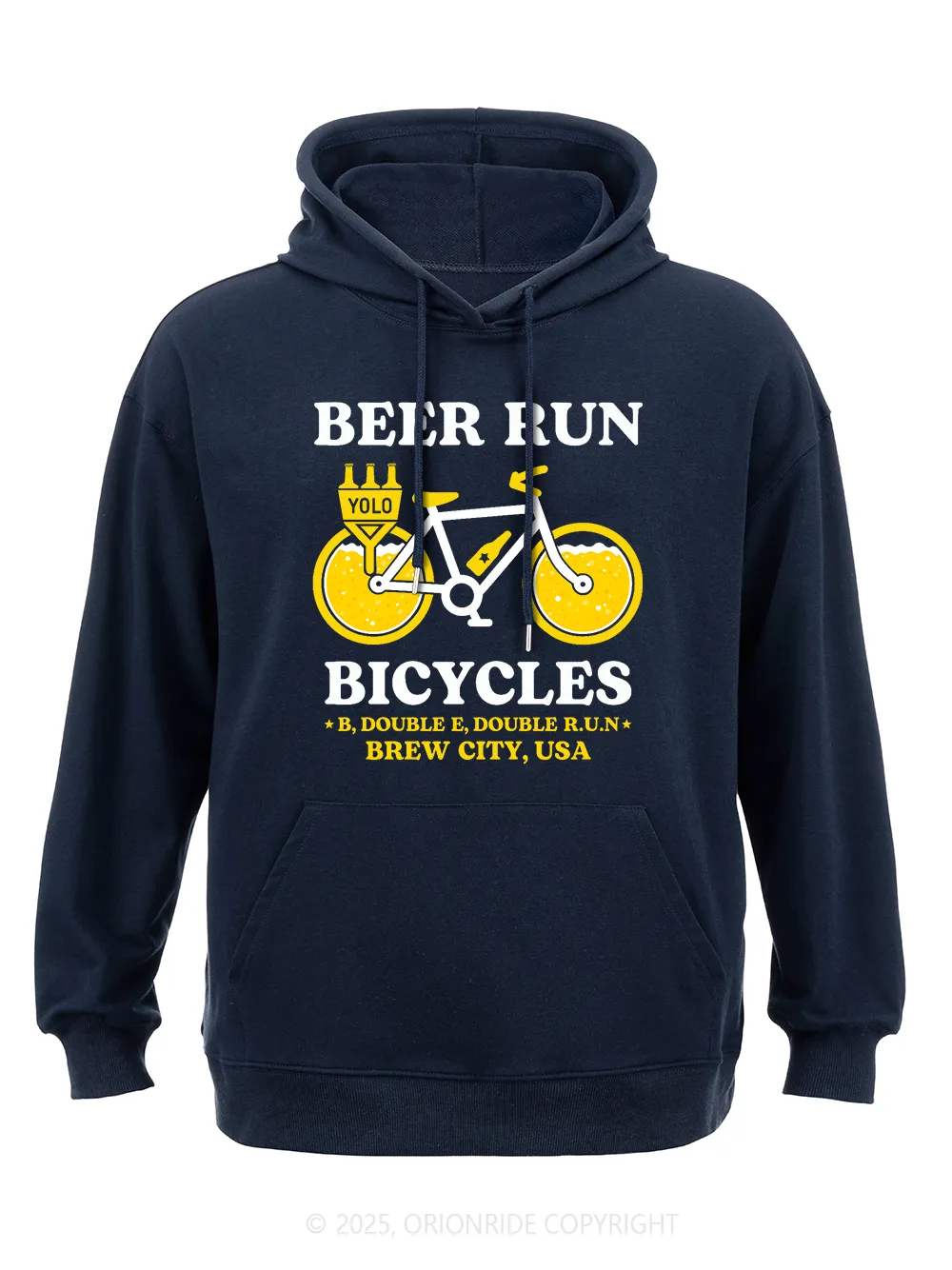 Orionride Beer Bicycles Classic Hoodie sold by Orionride product image thumbnail 2