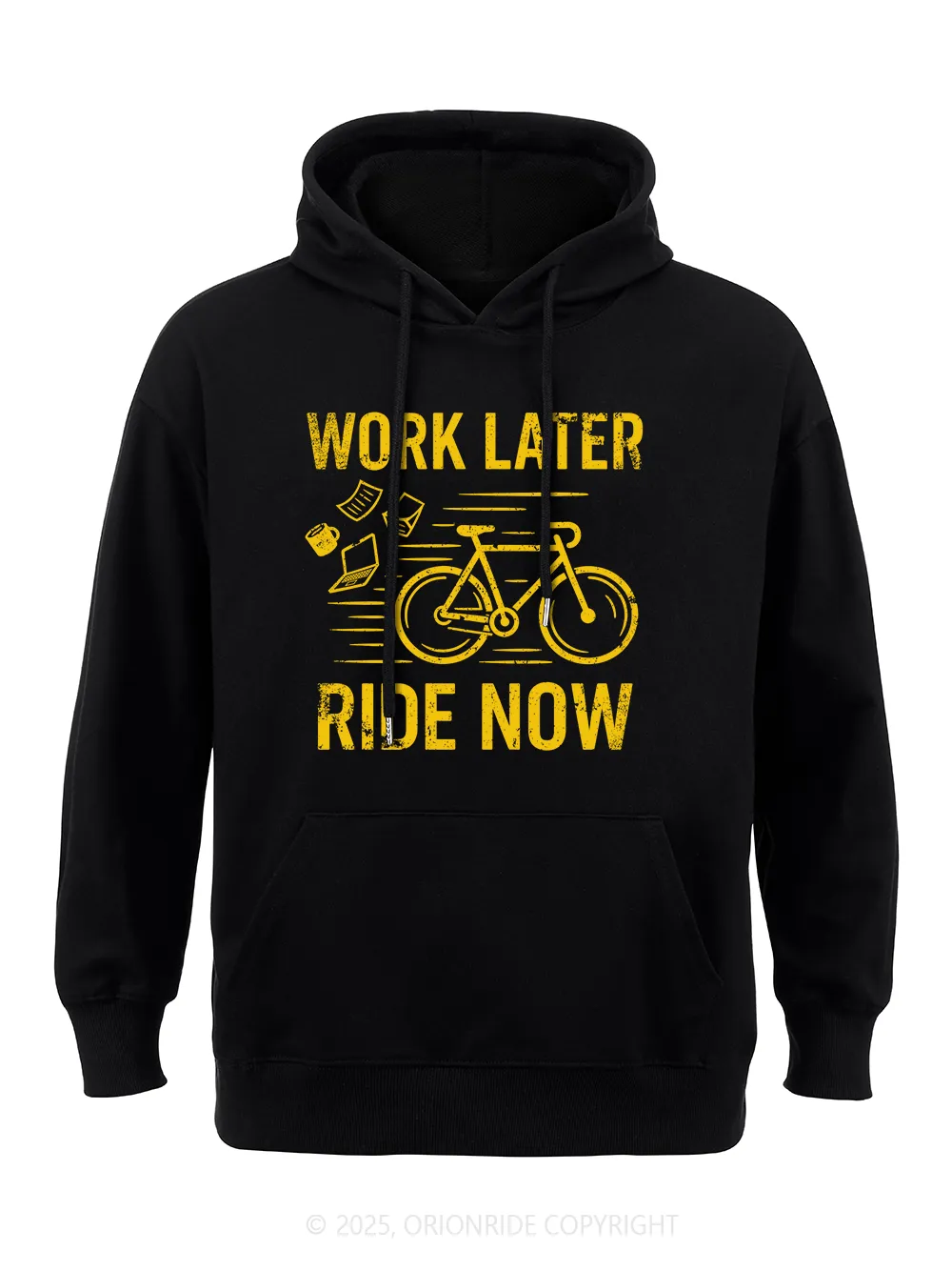 Orionride Work Later Ride Now Classic Hoodie sold by Orionride product image thumbnail 4