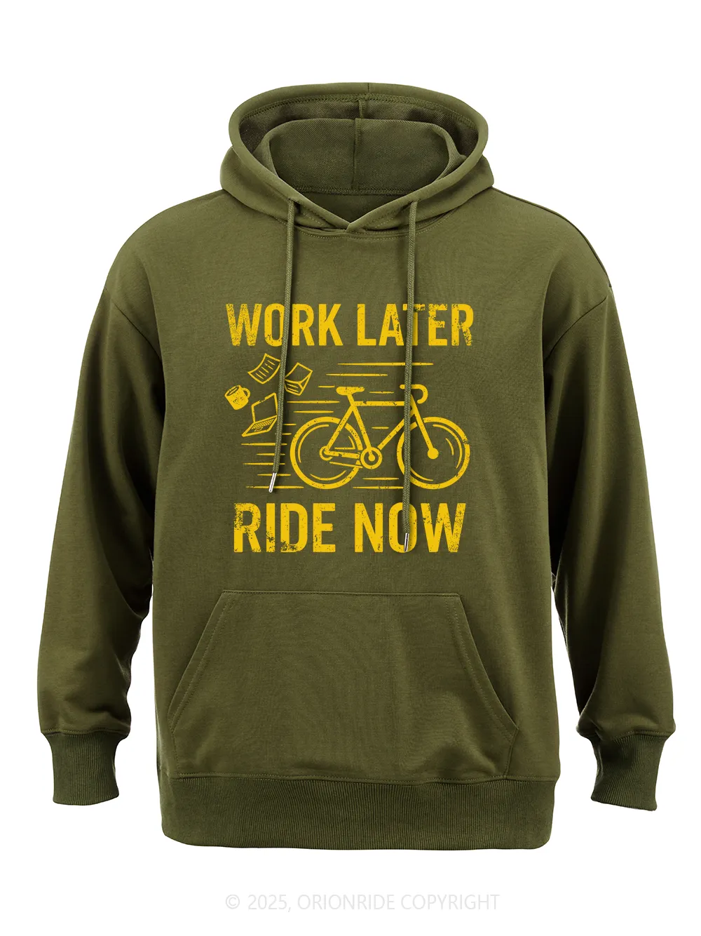 Orionride Work Later Ride Now Classic Hoodie sold by Orionride product image thumbnail 5