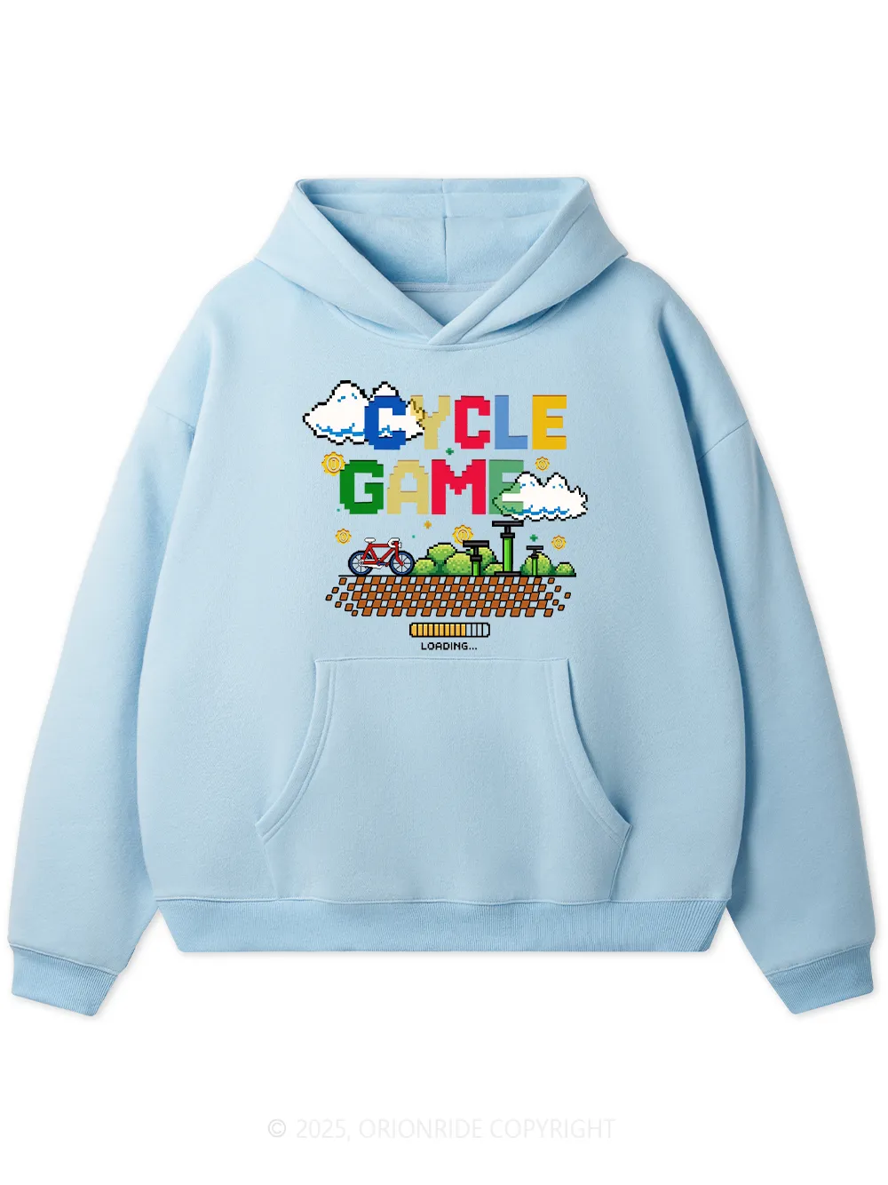Orionride Cycle Game Women's Fleece Hoodie sold by Orionride
