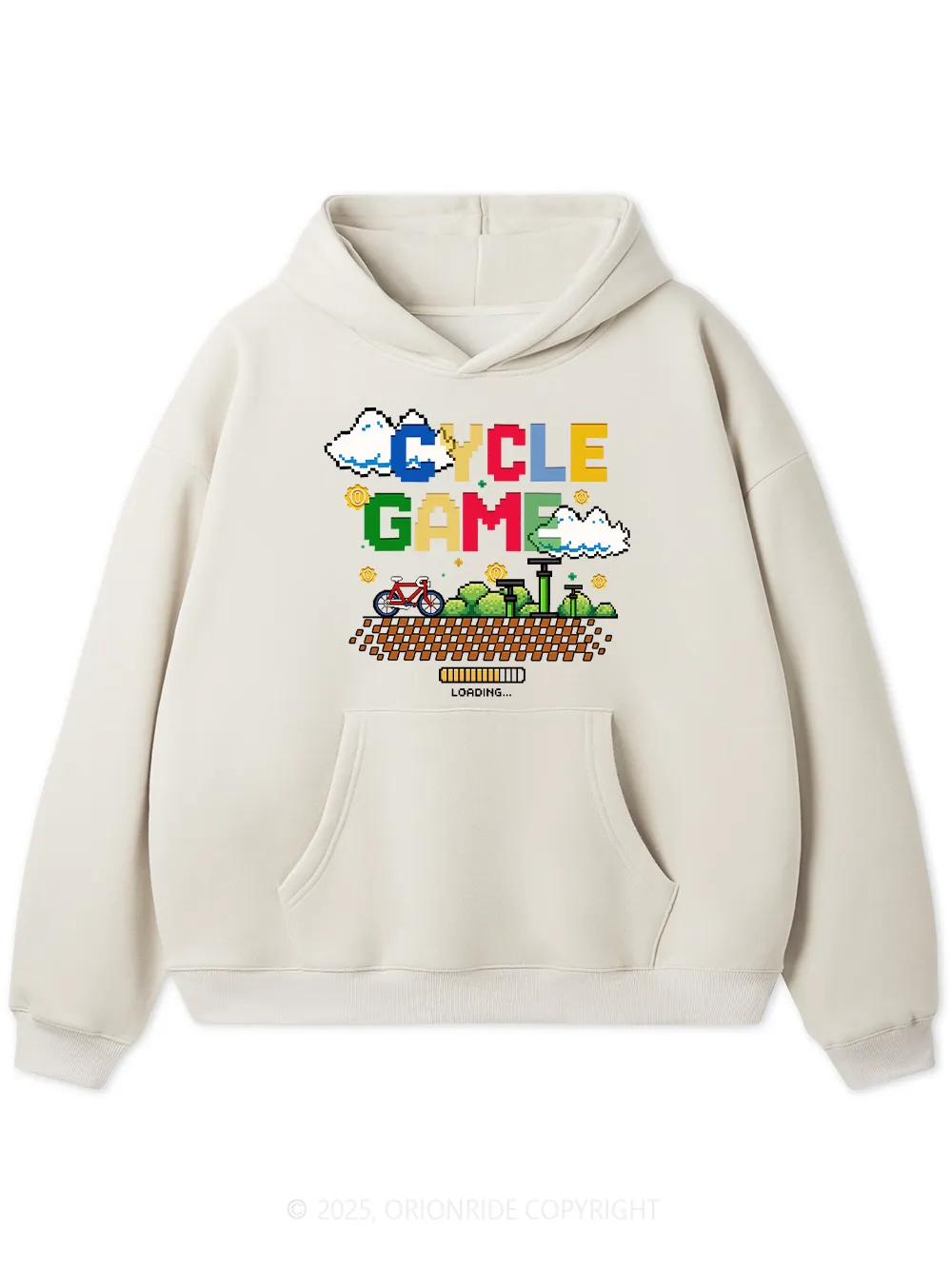 Orionride Cycle Game Women's Fleece Hoodie sold by Orionride product image thumbnail 4