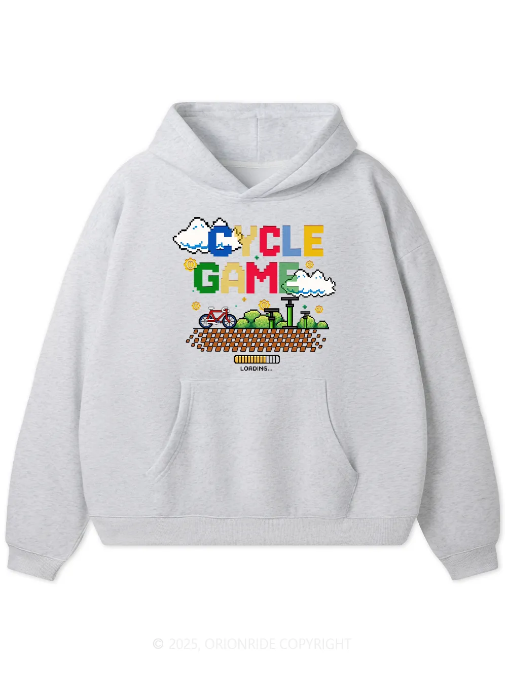 Orionride Cycle Game Women's Fleece Hoodie sold by Orionride product image thumbnail 2