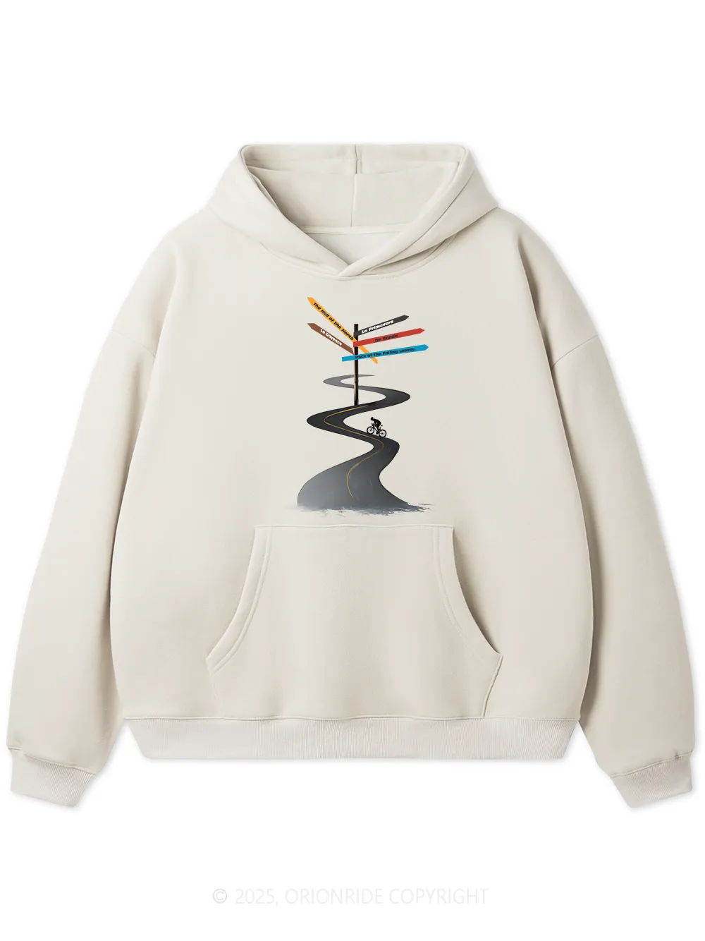 Orionride Direction Sign Women's Fleece Hoodie sold by Orionride product image thumbnail 2