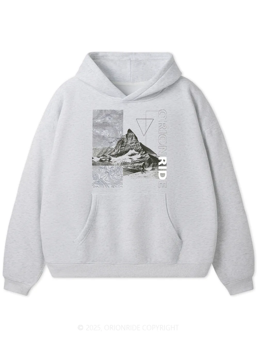 Orionride Mountain Trip Women's Fleece Hoodie sold by Orionride product image thumbnail 2