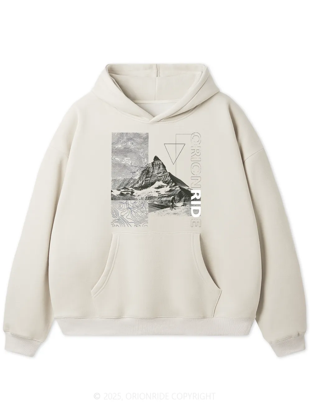 Orionride Mountain Trip Women's Fleece Hoodie sold by Orionride