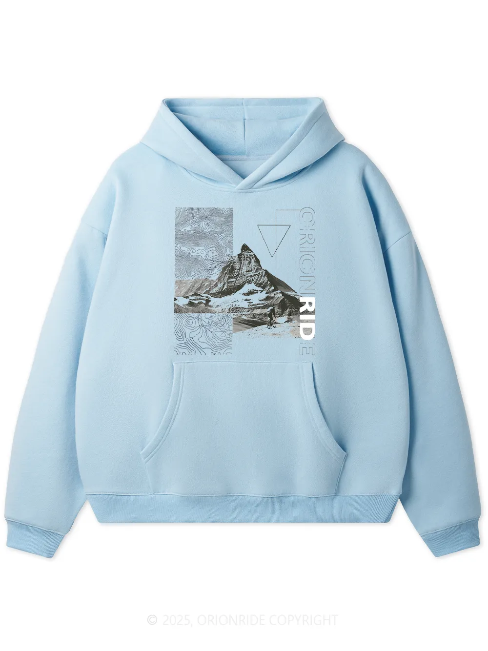 Orionride Mountain Trip Women's Fleece Hoodie sold by Orionride product image thumbnail 3