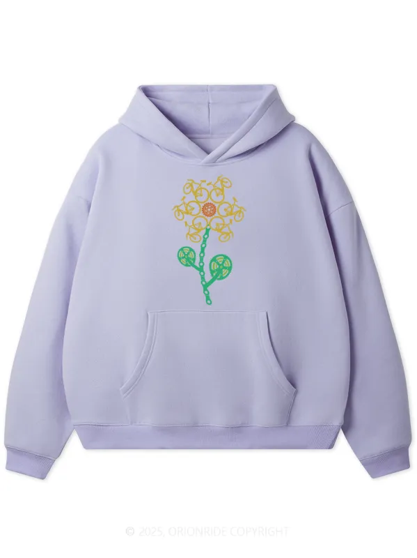 Orionride Sunflower Women's Fleece Hoodie sold by Orionride