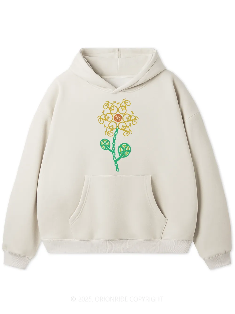 Orionride Sunflower Women's Fleece Hoodie sold by Orionride product image thumbnail 2