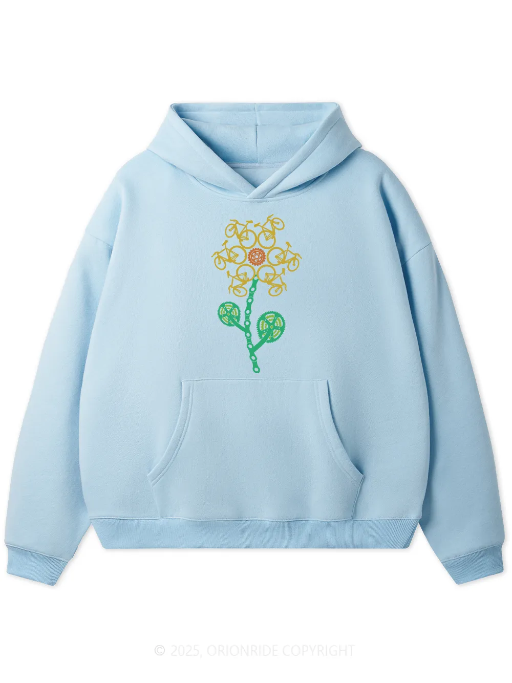 Orionride Sunflower Women's Fleece Hoodie sold by Orionride product image thumbnail 4