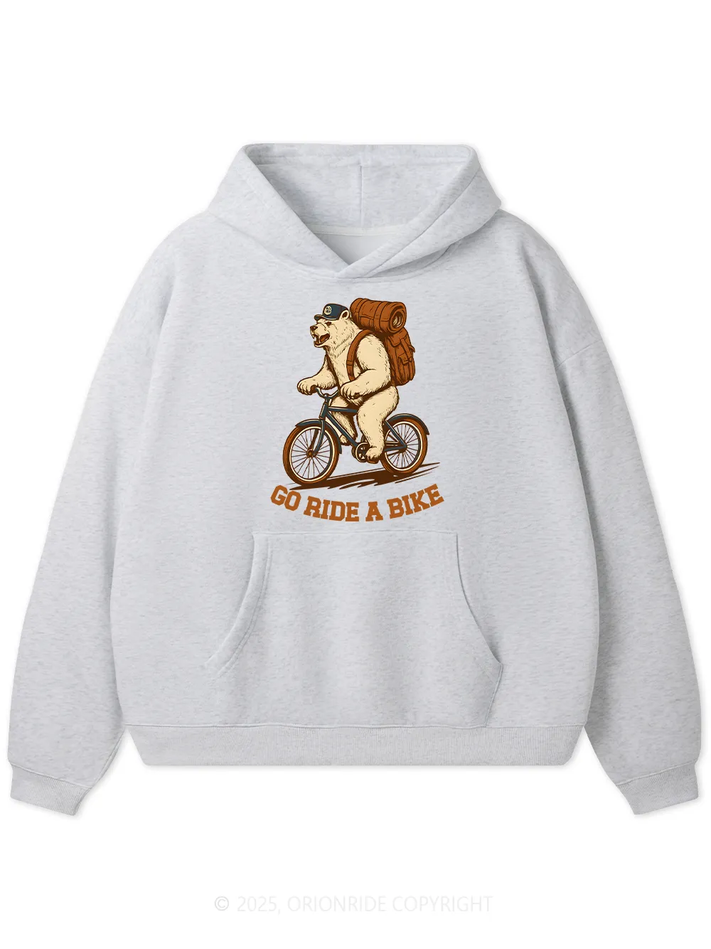 Orionride Go Ride A Bike Fleece Hoodie sold by Orionride