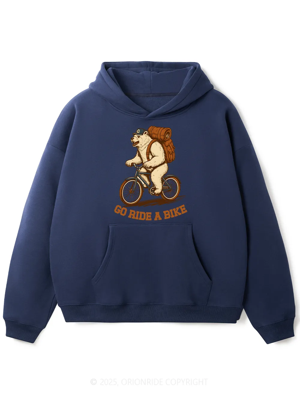 Orionride Go Ride A Bike Fleece Hoodie sold by Orionride product image thumbnail 5