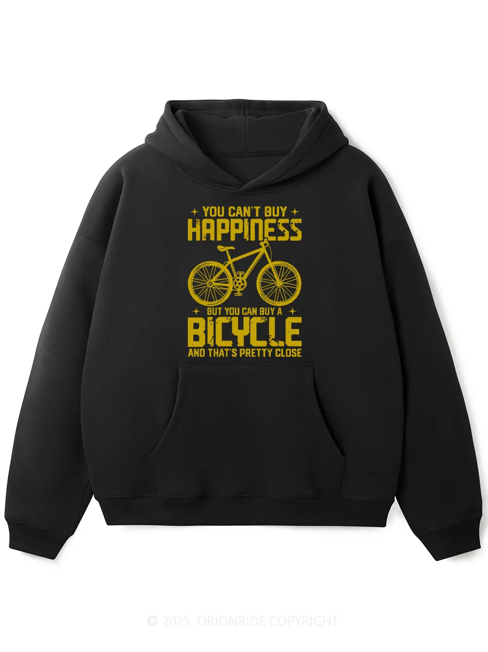 Orionride Happy Riding Fleece Hoodie sold by Orionride product image thumbnail 3