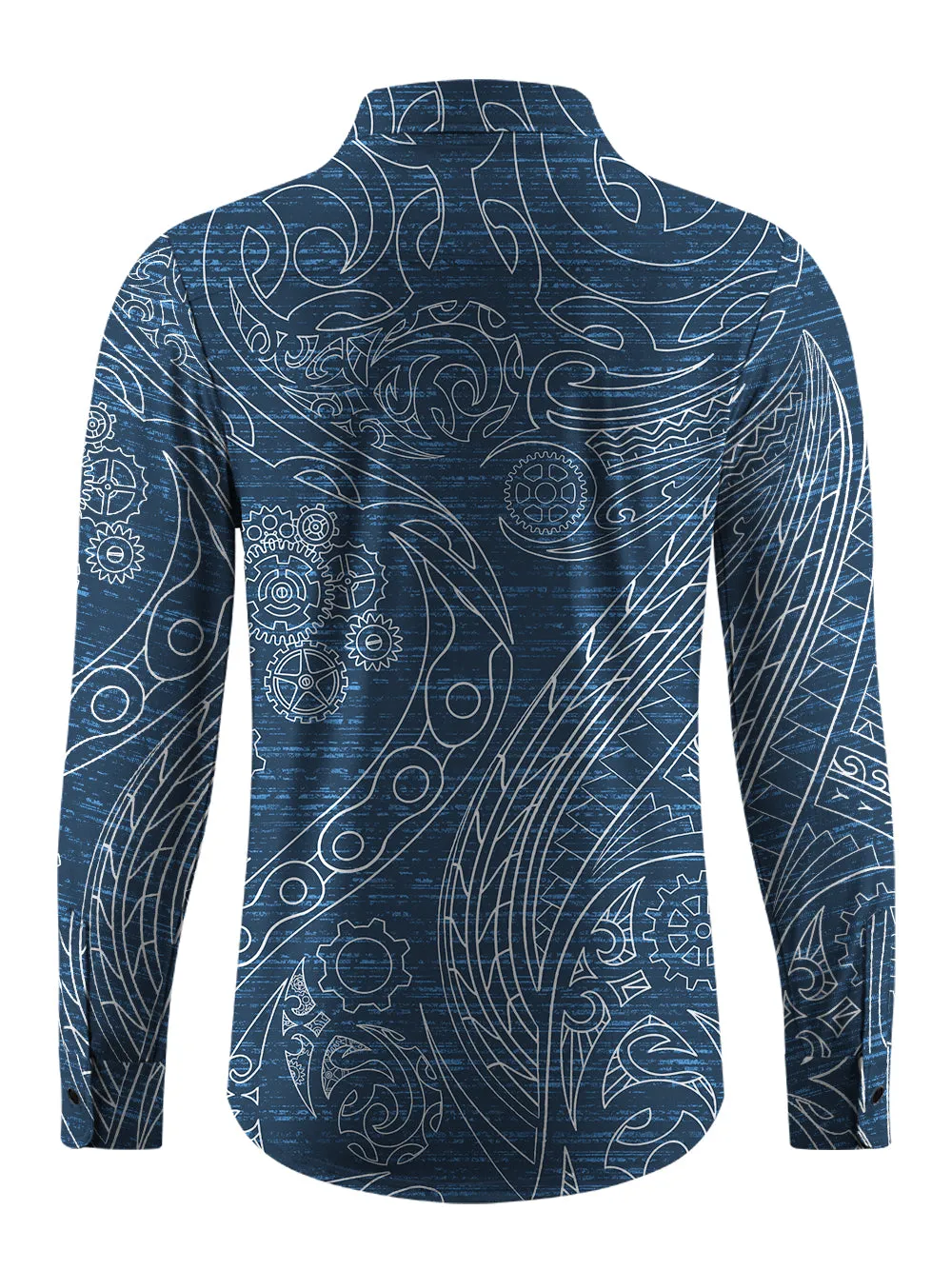 Orionride Gear Marks Men's Stretchy Breathable Long Sleeve Gravel Shirt sold by Orionride product image thumbnail 3
