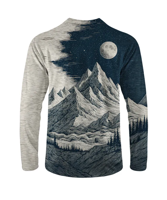 Orionride Mountains At Night Long Sleeve Downhill Jersey sold by Orionride product image thumbnail 3