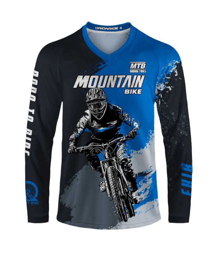 Orionride Brave Cycling Long Sleeve Downhill Jersey sold by Orionride product image thumbnail 2