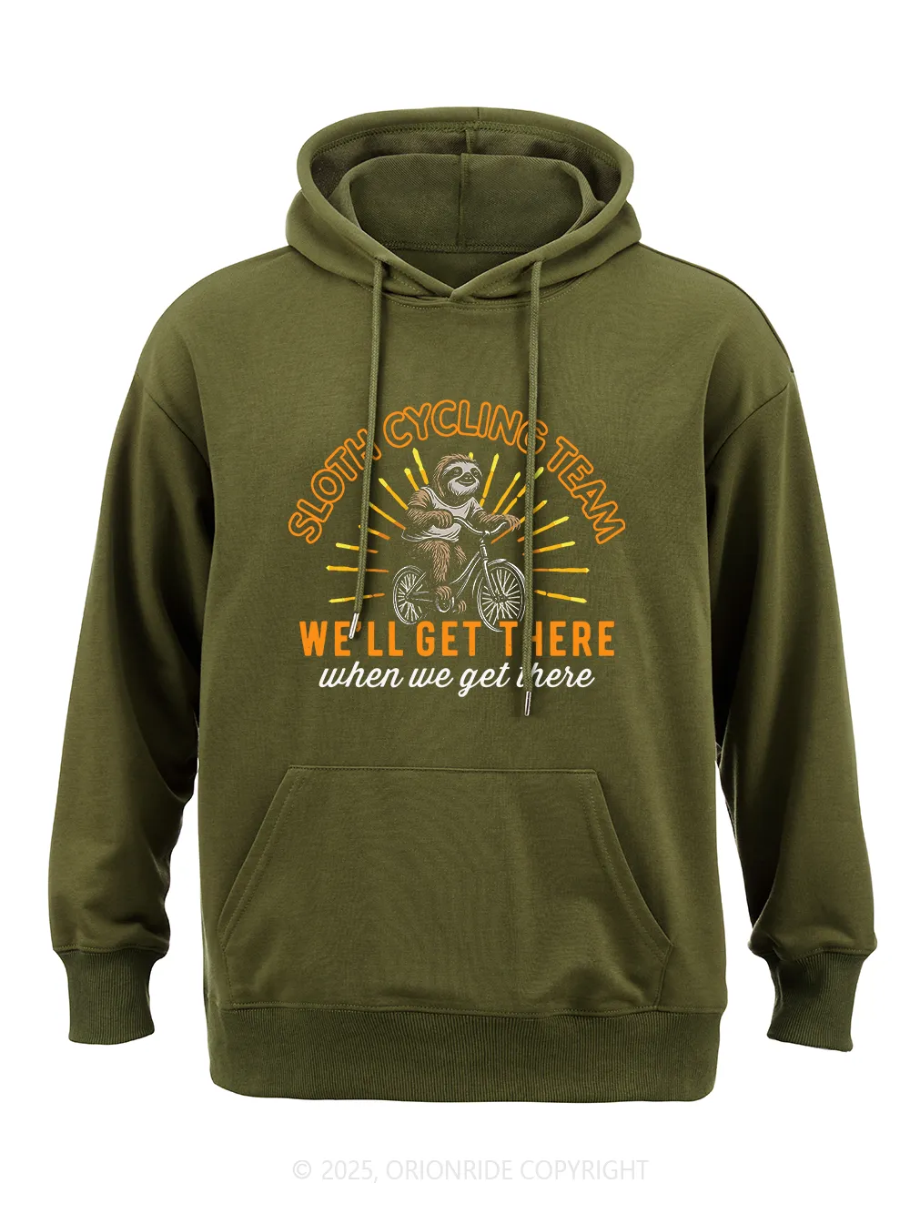 Orionride Sloth Ride Classic Hoodie sold by Orionride product image thumbnail 3