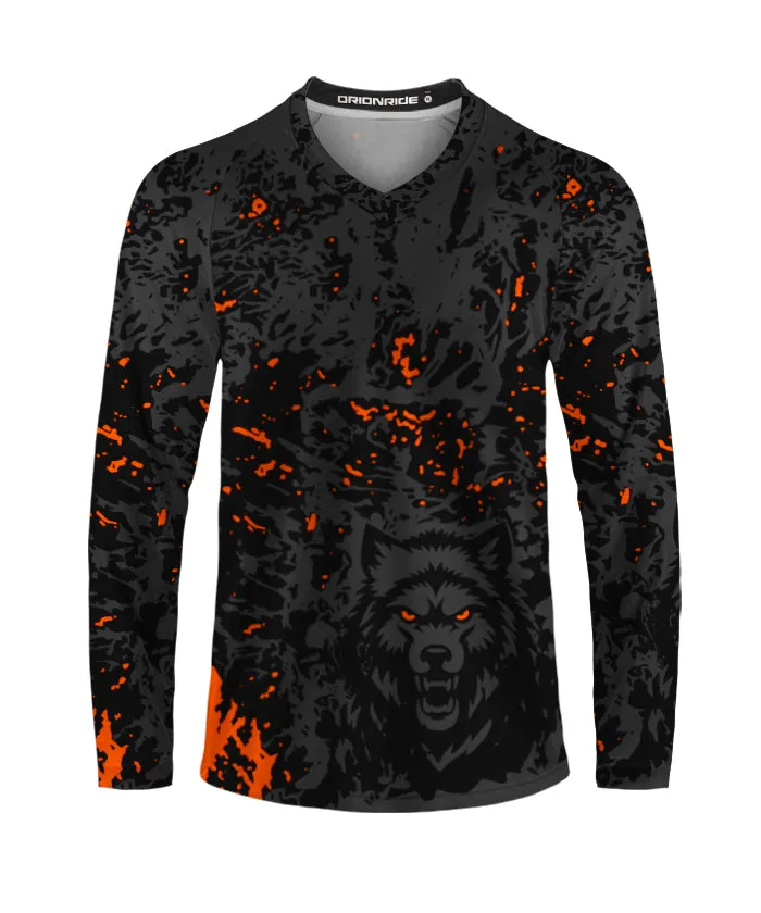 Orionride King Of Animals Long Sleeve Downhill Jersey sold by Orionride product image thumbnail 2