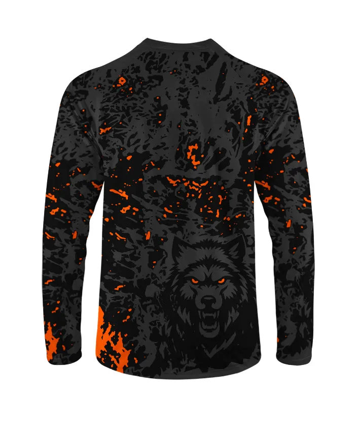 Orionride King Of Animals Long Sleeve Downhill Jersey sold by Orionride product image thumbnail 3