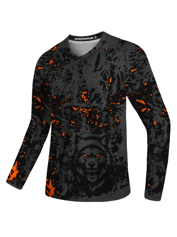 Orionride King Of Animals Long Sleeve Downhill Jersey sold by Orionride