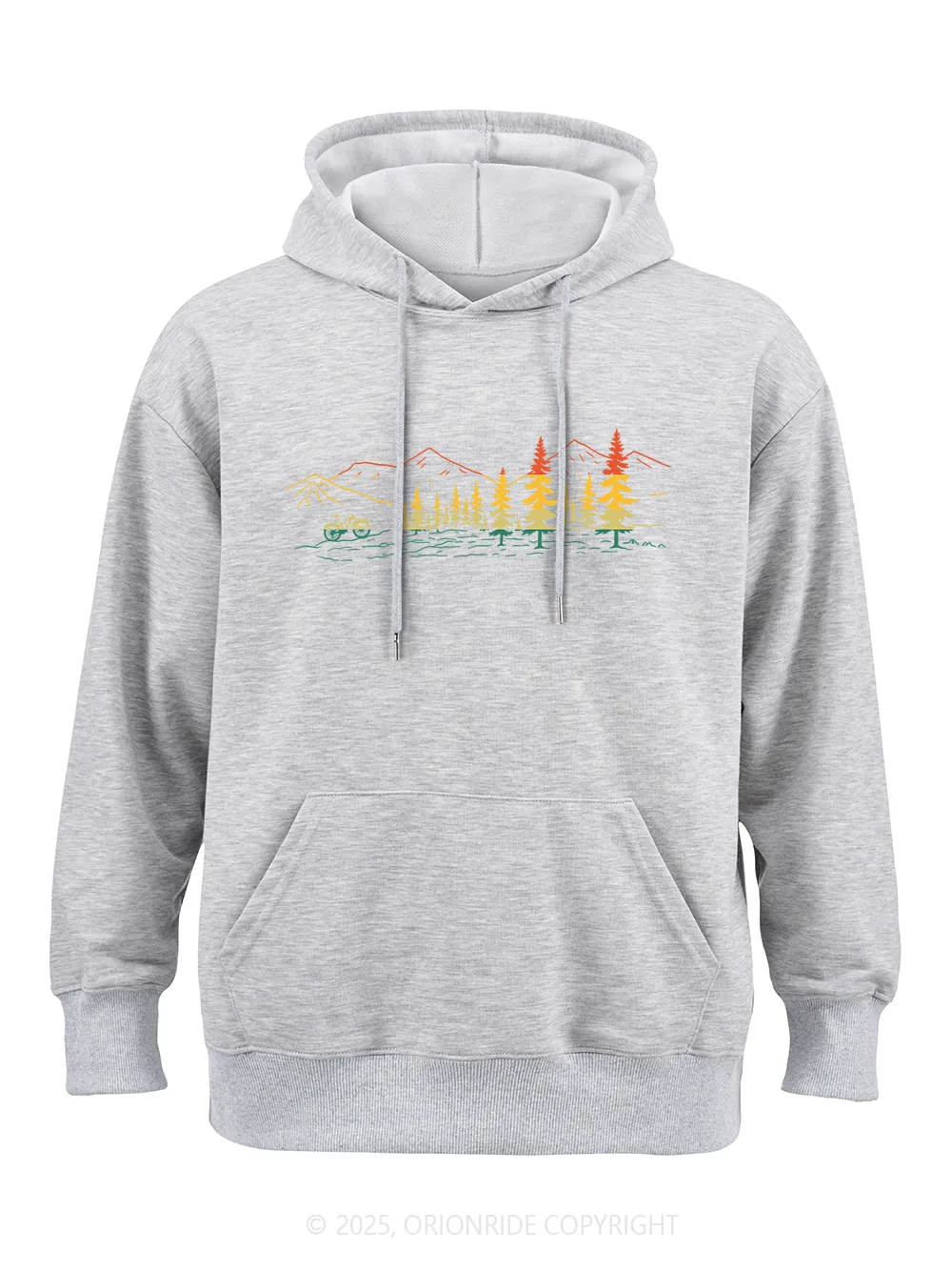 Orionride Forest Scenery Classic Hoodie sold by Orionride product image thumbnail 4