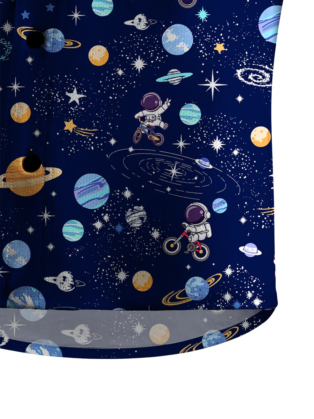 Orionride Space Travel Men's Stretchy Breathable Long Sleeve Gravel Shirt sold by Orionride product image thumbnail 4
