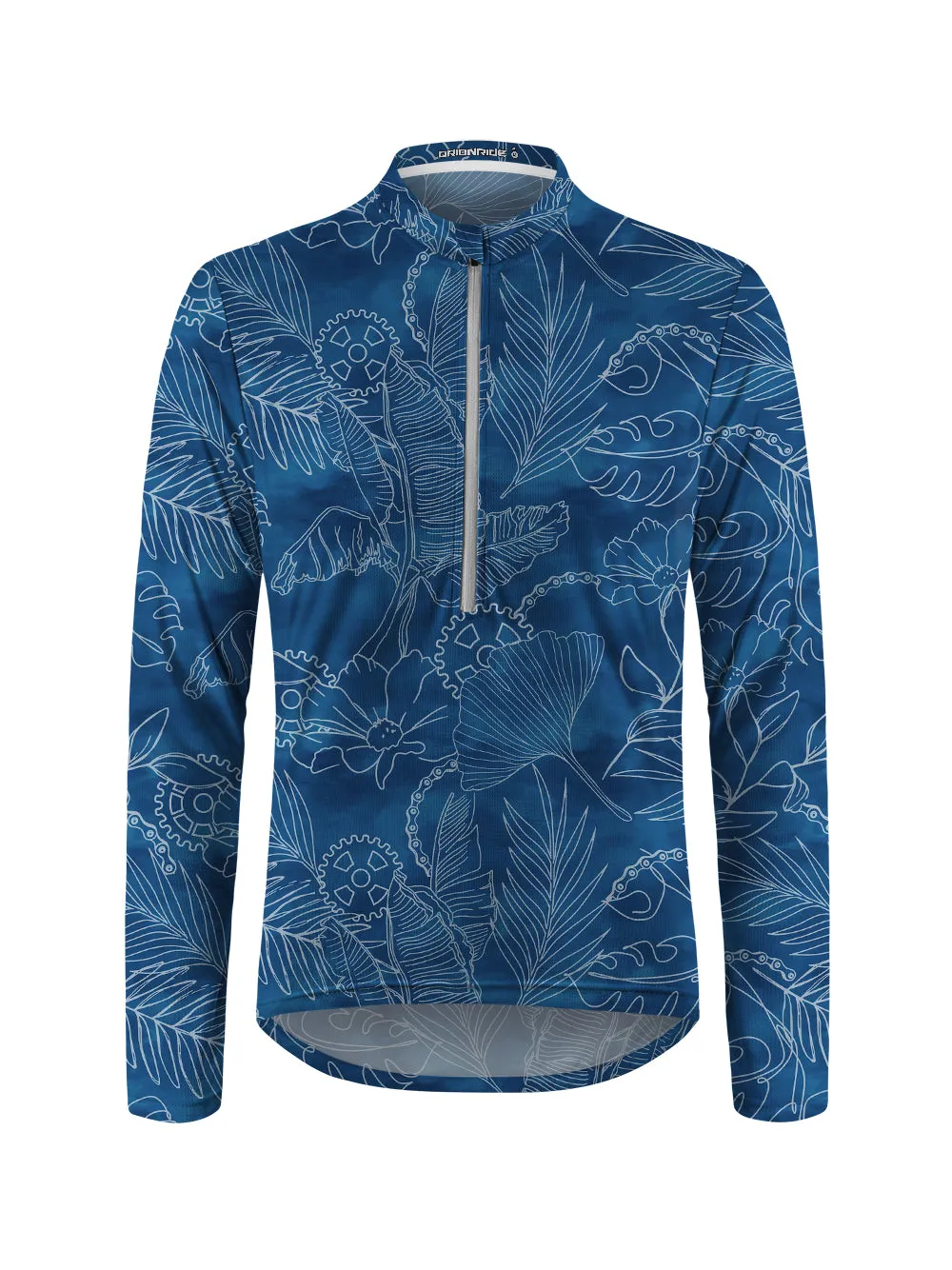 Orionride Line Gear Long Sleeve Half Zipper Mountain Bike Jersey sold by Orionride product image thumbnail 2