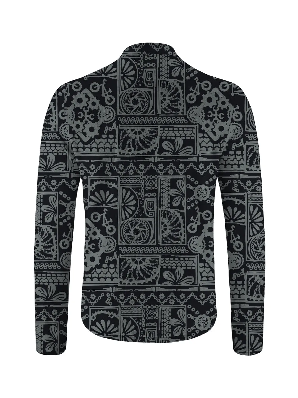 Orionride Parts House Long Sleeve Half Zipper Mountain Bike Jersey sold by Orionride product image thumbnail 3