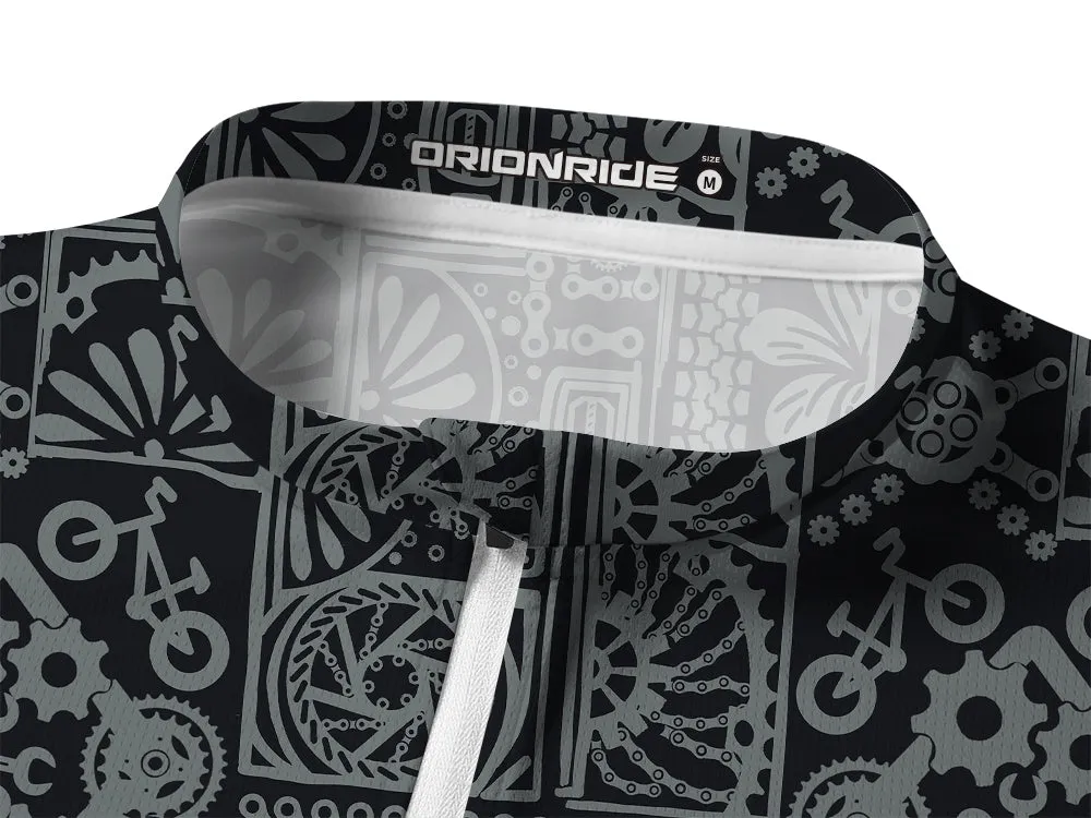 Orionride Parts House Long Sleeve Half Zipper Mountain Bike Jersey sold by Orionride product image thumbnail 4