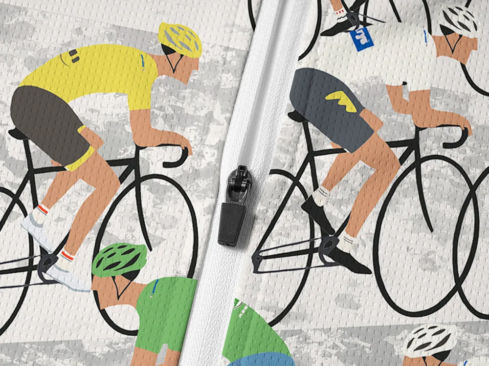 Orionride Go To The Competition Long Sleeve Half Zipper Mountain Bike Jersey sold by Orionride product image thumbnail 5