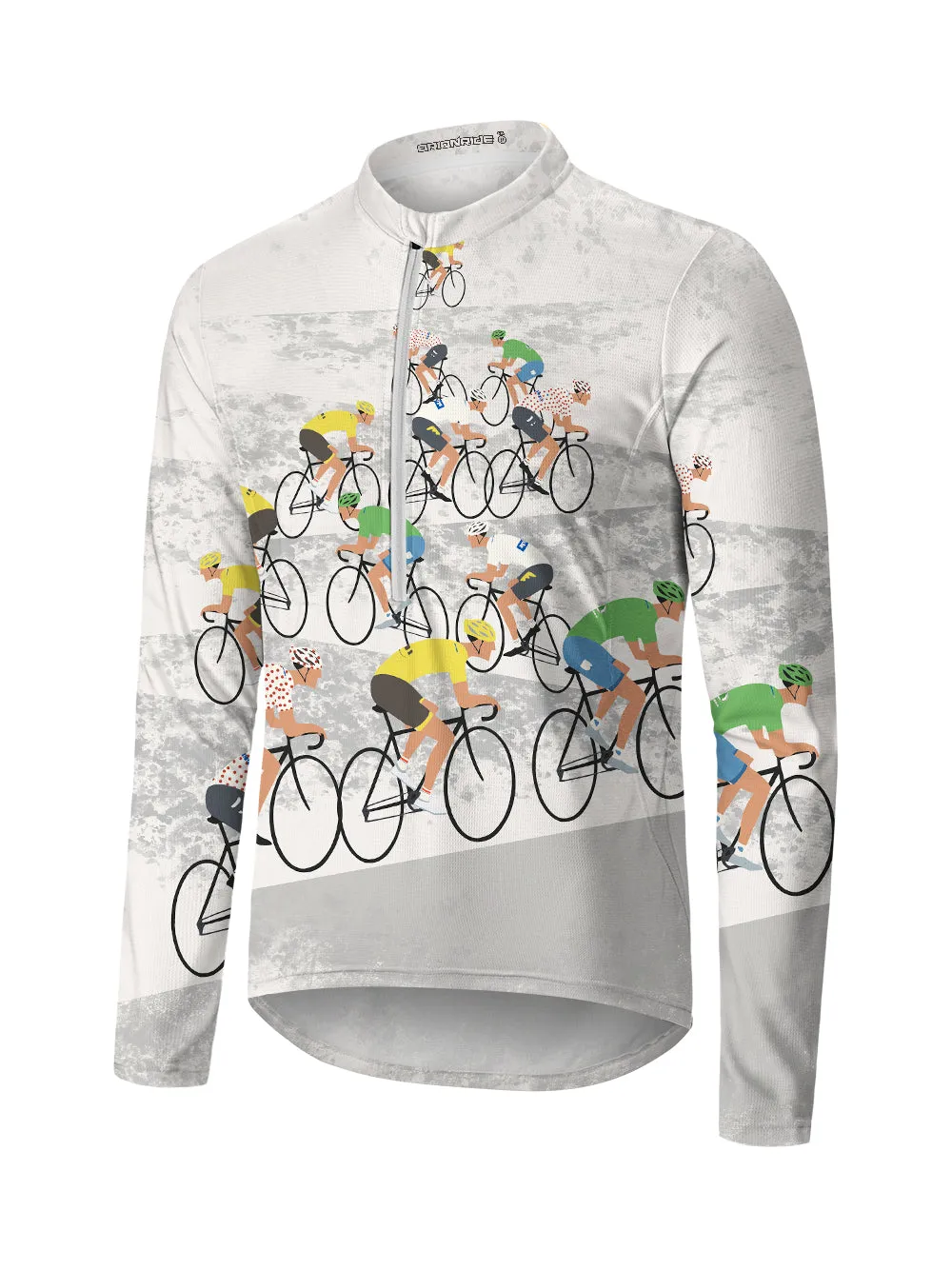 Orionride Go To The Competition Long Sleeve Half Zipper Mountain Bike Jersey sold by Orionride