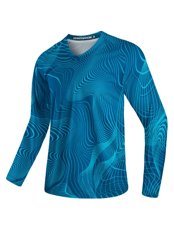Orionride Advanced Lines Long Sleeve Downhill Jersey sold by Orionride