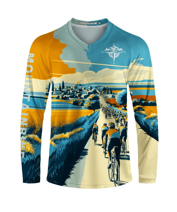 Orionride Cycling Trails Long Sleeve Downhill Jersey sold by Orionride product image thumbnail 2