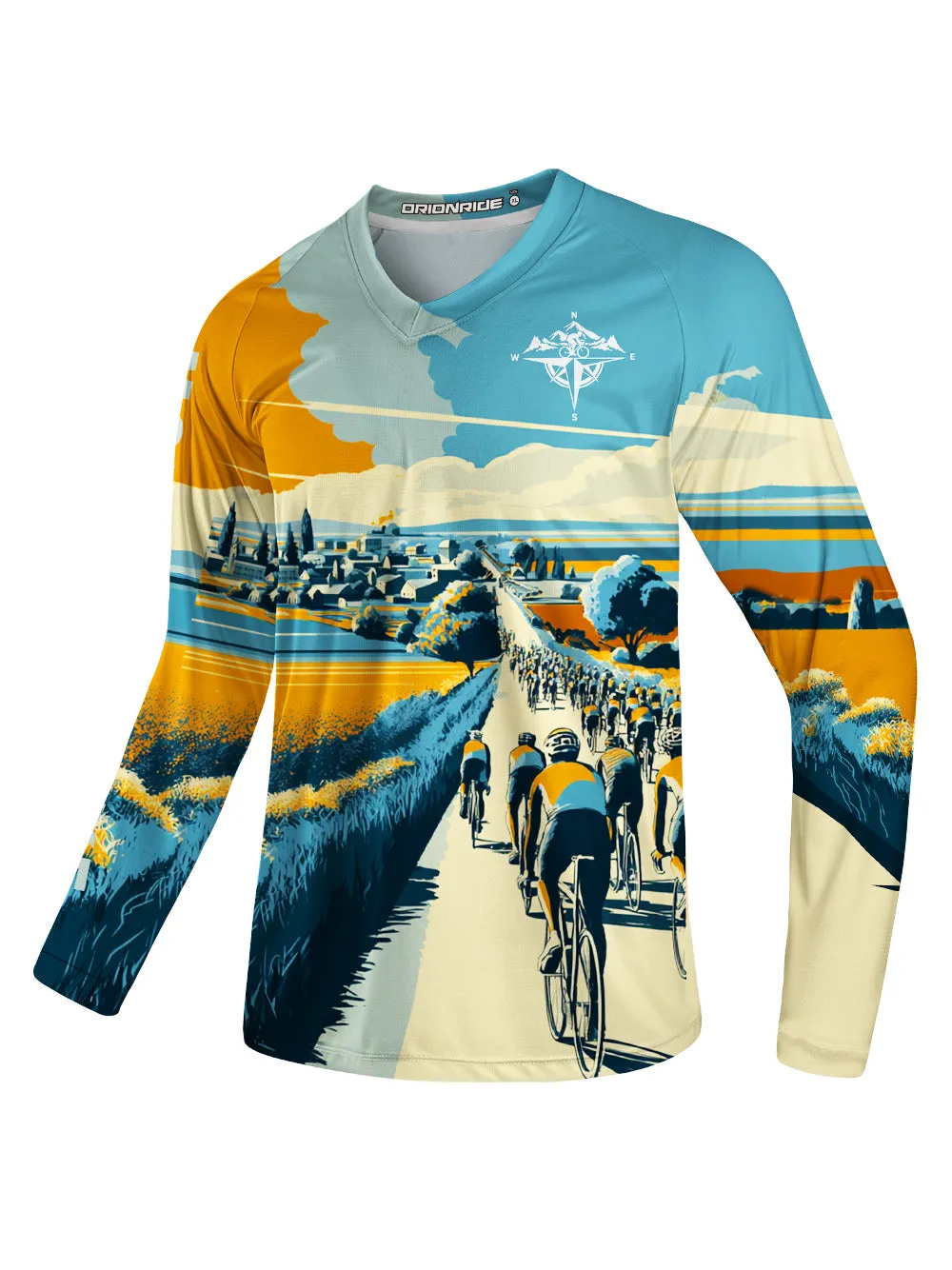 Orionride Cycling Trails Long Sleeve Downhill Jersey sold by Orionride