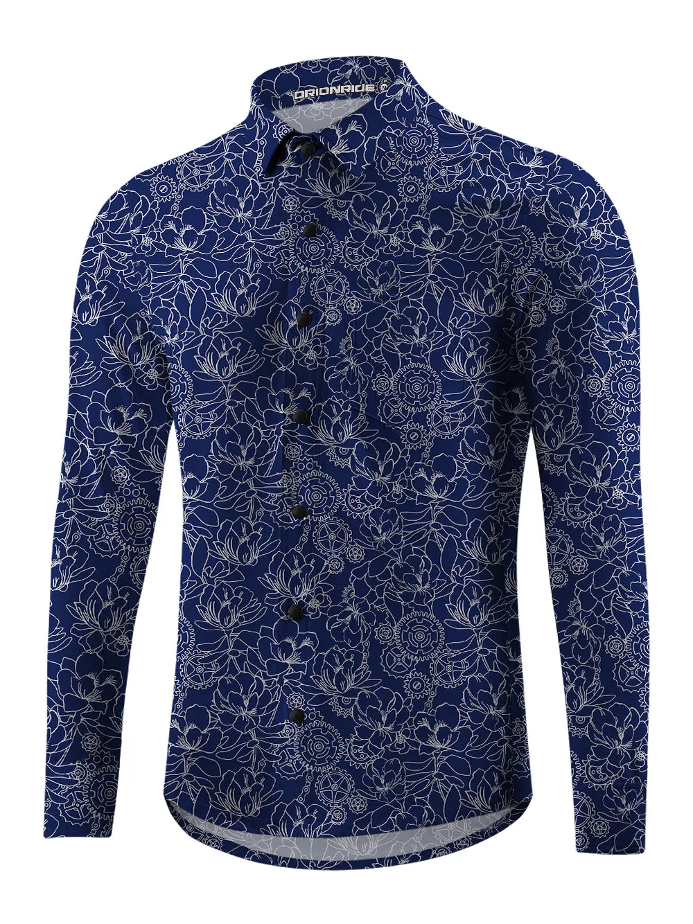 Orionride Elegant Gear Men's Stretchy Breathable Long Sleeve Gravel Shirt sold by Orionride product image thumbnail 2