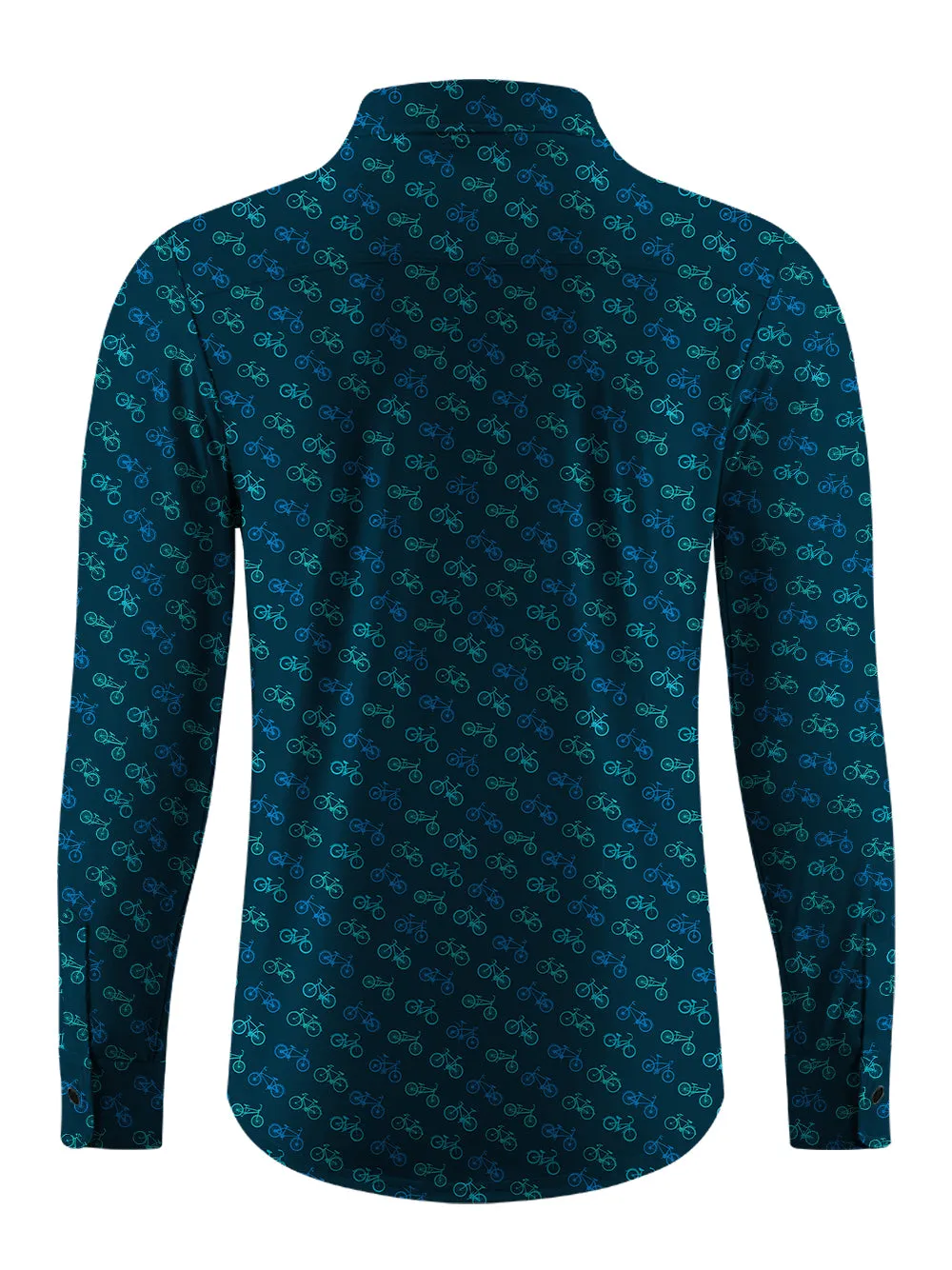 Orionride Bike Show Men's Stretchy Breathable Long Sleeve Gravel Shirt sold by Orionride product image thumbnail 3