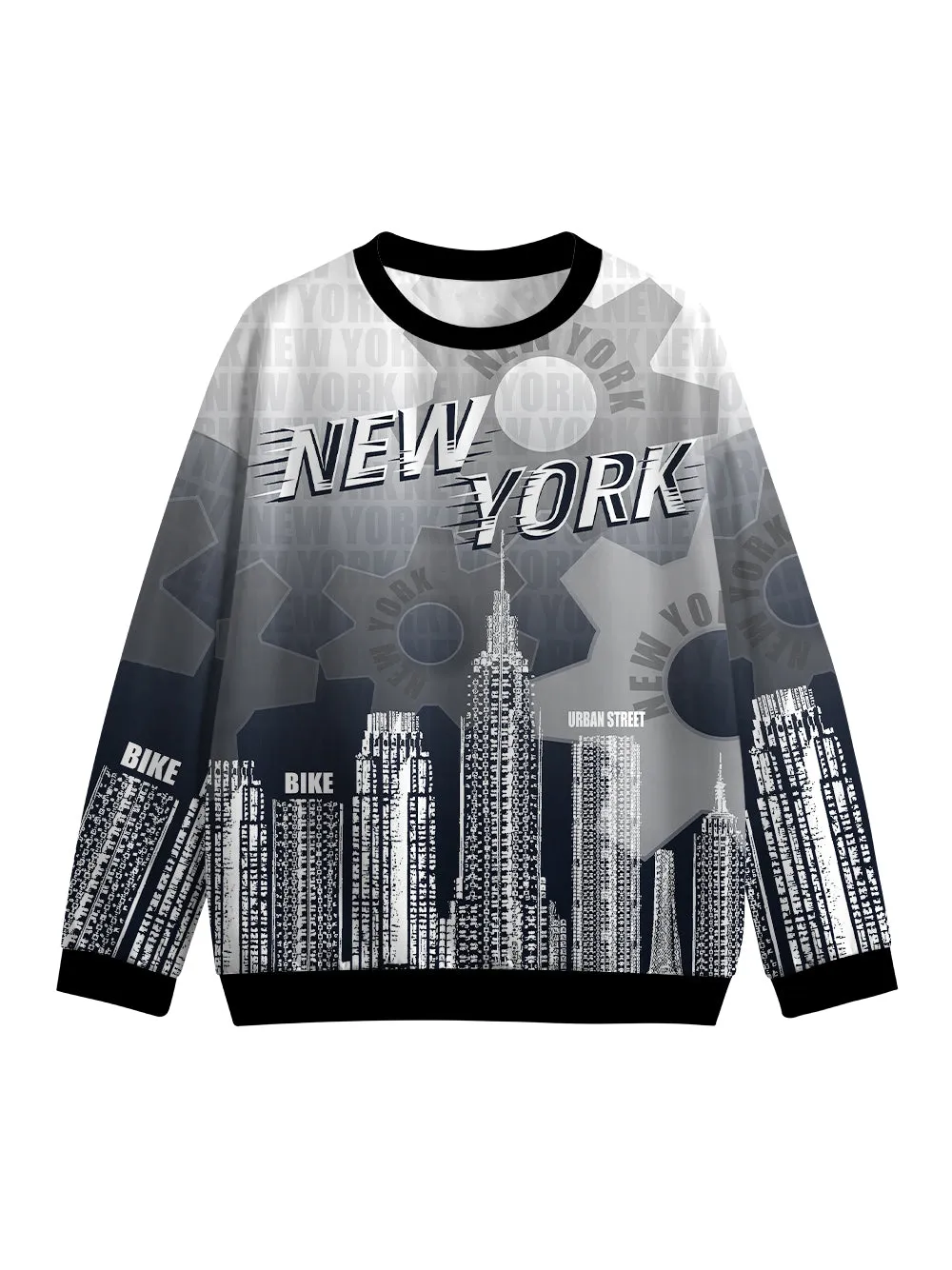 Orionride New York City Crew Neck Pullover Sweatshirt sold by Orionride