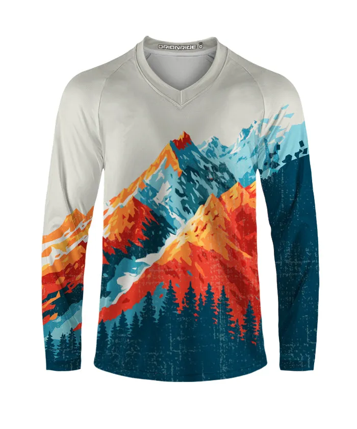 Orionride Painted Peaks Long Sleeve Downhill Jersey sold by Orionride product image thumbnail 2