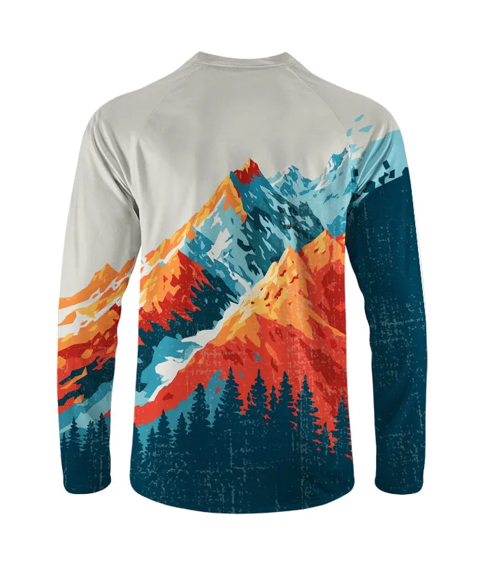 Orionride Painted Peaks Long Sleeve Downhill Jersey sold by Orionride product image thumbnail 3