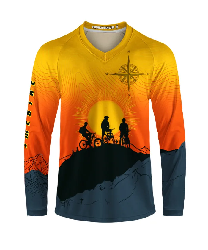 Orionride Sunrise Adventure Long Sleeve Downhill Jersey sold by Orionride product image thumbnail 2