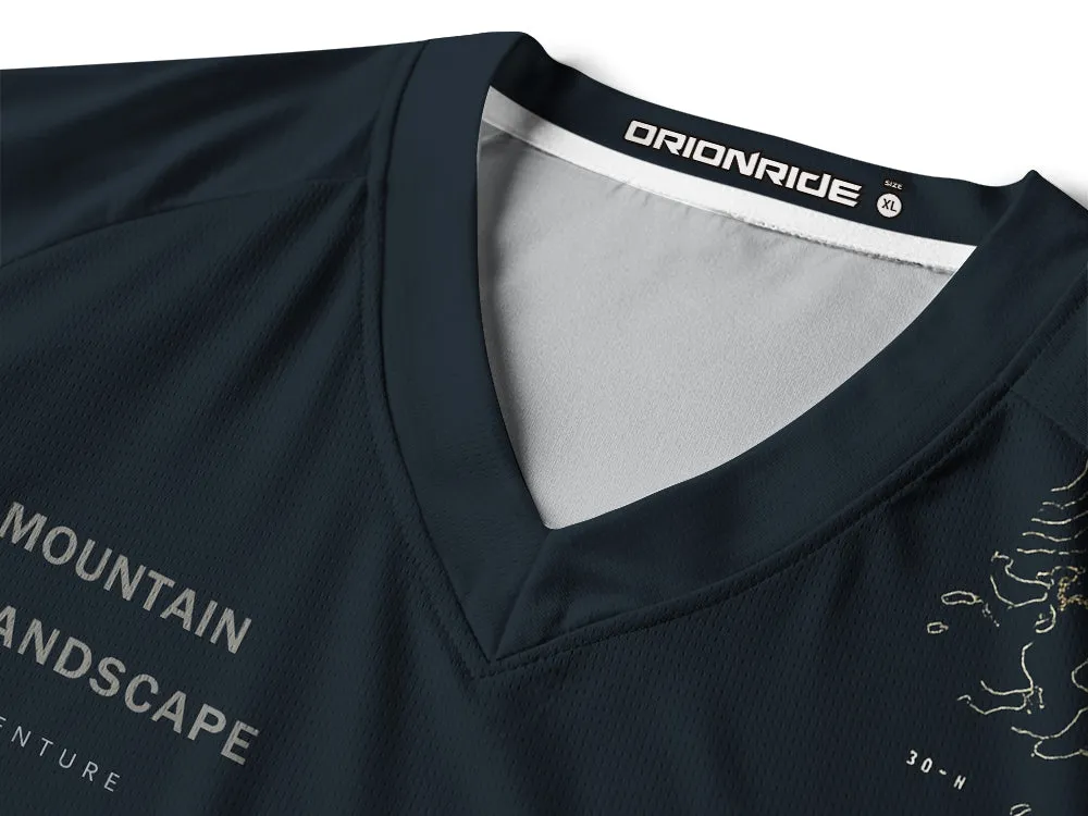 Orionride Golden Map Long Sleeve Downhill Jersey sold by Orionride product image thumbnail 4