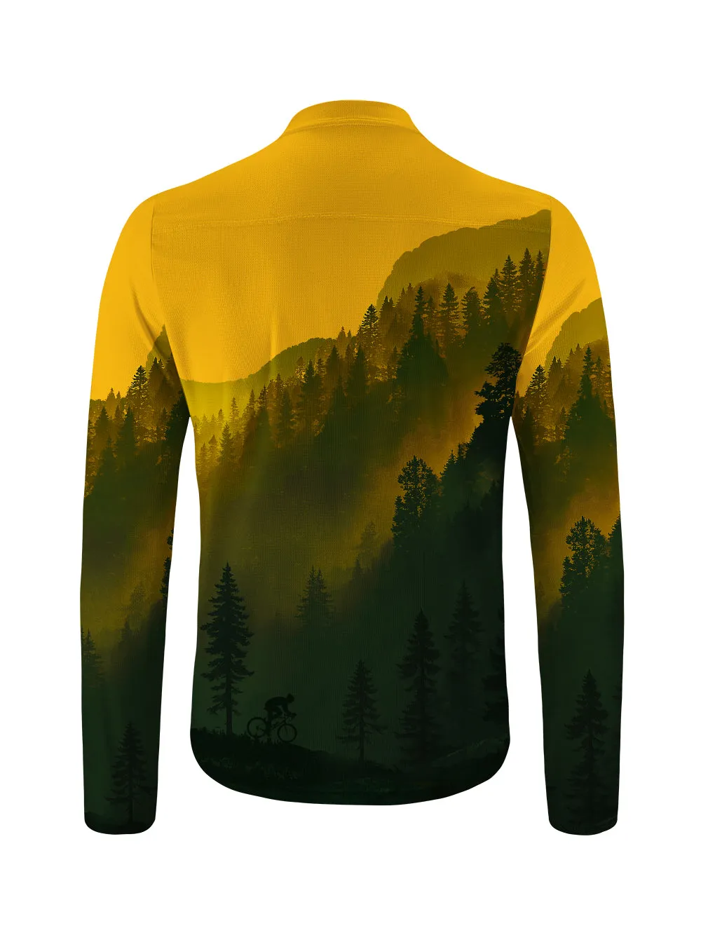 Orionride Noon Forest Long Sleeve Half Zipper Mountain Bike Jersey sold by Orionride product image thumbnail 2