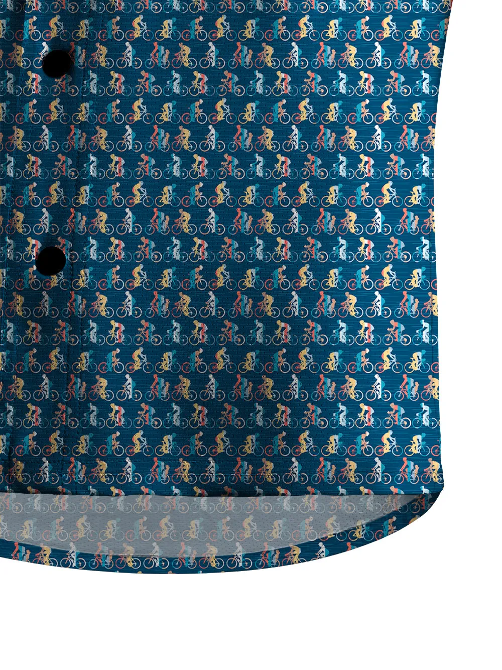 Orionride Colorful Cyclists Men's Stretchy Breathable Long Sleeve Gravel Shirt sold by Orionride product image thumbnail 4