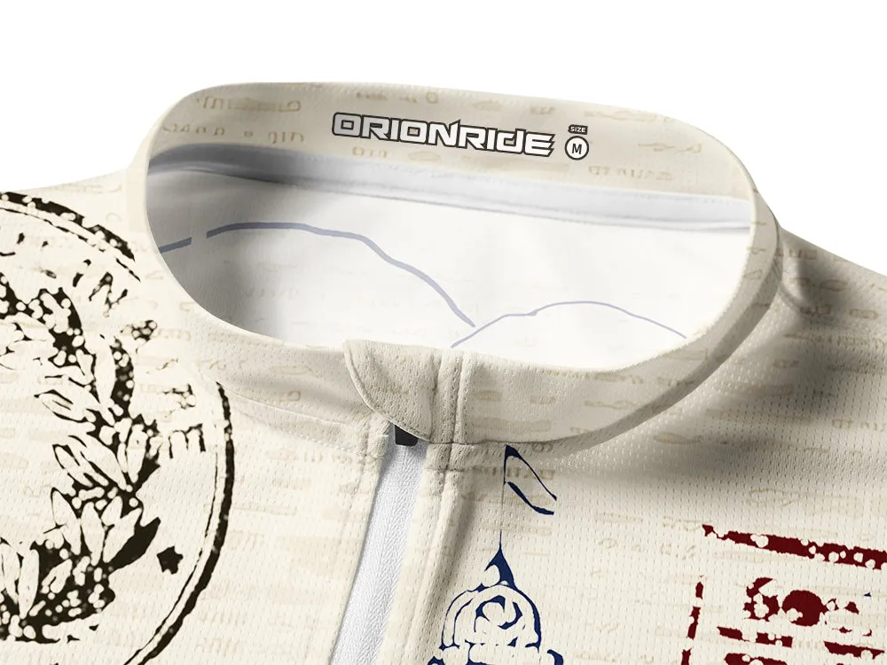 Orionride Arrival In Paris Long Sleeve Half Zipper Mountain Bike Jersey sold by Orionride product image thumbnail 3