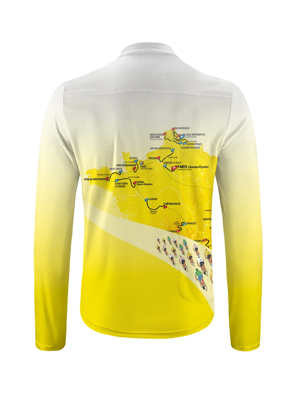 Orionride Race Route Long Sleeve Half Zipper Mountain Bike Jersey sold by Orionride product image thumbnail 2