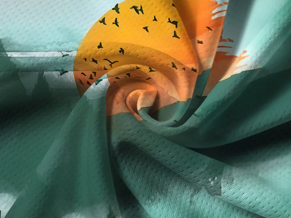 Orionride Misty Morning Long Sleeve Half Zipper Mountain Bike Jersey sold by Orionride product image thumbnail 5